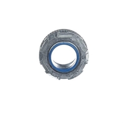 T&B® H100-TB Hub Connector With Thermoplastic Insulated Throat, 1 in, For Use With Rigid/IMC Conduits, Zinc