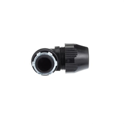 T&B® Plastic Bullet® LT975P Flexible Conduit Connector, 3/4 in Trade, 90 deg, Thermoplastic