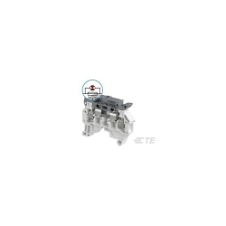 TE Connectivity 1SNK508412R0000 Modular Terminal Block, 630 V, 6.3 A, 24 to 10 AWG Wire, DIN Rail Mounting