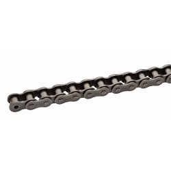 Tsubaki® 100RB Single Strand Roller Chain, 10 ft OAL, 1.25 in Pitch, 0.25 in Dia Roller, 1.678 in W Roller, Carbon Steel