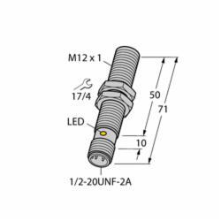 Turck Bi4-G12-ADZ32X-B3131 Inductive Sensor, 1NO Contact, 20 to 250 VAC/10 to 300 VDC