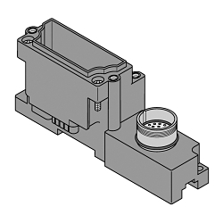 Turck BL67-B-1M23-19 BL67 19-Pin 1-Port Base Module With (1) M23 Connection Technology, Polycarbonate