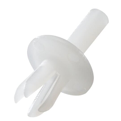 Ty-Duct® 08200M Wiring Duct Rivet, For Use With TY-Duct® Wiring Ducts, 3/16 in Dia Hole, Nylon, White
