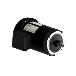 WEG .5018ES3E56CFL-S Continuous-Duty AC Motor, TEFC Enclosure, 0.5 hp, 208/230/460 VAC, 60 Hz, 3 ph Phase, 56C Frame, 1760 rpm Speed, C-Face Footless Mount