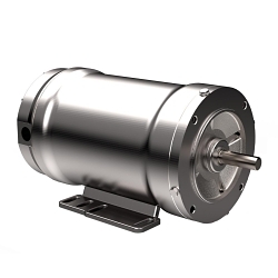 WEG 00118NT3EHD56C CFW500 Washdown AC Motor, TENV Enclosure, 1 hp, 230/460 V, 60 Hz, 3 ph Phase, 56C Frame, 1800 rpm Speed, C-Face Footed Mount