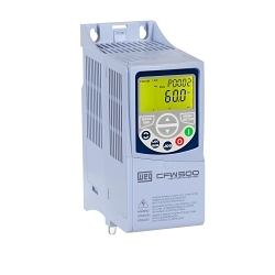 WEG CFW500A02P6T4NB20G2 CFW500 High-Performance Frequency Drive, 380 to 480 V, 2.6 A