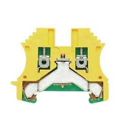 Weidmuller 1010000000 W Series 1-Tier Terminal Block, 800 VAC, 300 A, 26 to 12 AWG Wire, Threaded Mount
