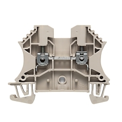 Weidmuller 1020000000 WDU 1-Tier Terminal Block, 800 VAC, 24 A, 30 to 12 AWG Wire, Snap-On Mount