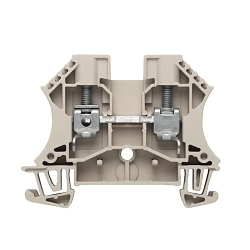 Weidmuller 1020200000 WDU 1-Tier Terminal Block, 800 VAC, 41 A, 22 to 8 AWG Wire, Snap-On Mount