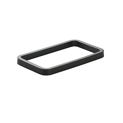 Weidmuller 1044620000 Molded Gasket Profile Seal, SZ 4, For Use With Industrial Connector, NBR, Gray