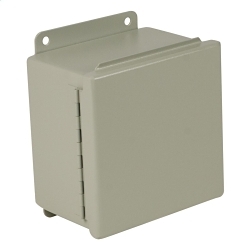 Wiegmann® B040403CH Enclosure, 4 in W x 3 in D x 4 in H, NEMA 12/13, Carbon Steel