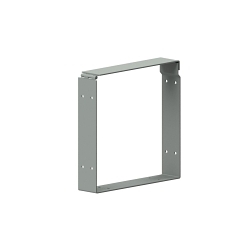 Wiegmann® C0404 Wireway Connector, 4 x 4 in, For Use With HS and S Series 4 x 4 in NEMA 1 Hinged-Cover/Screw-Cover Wireway, Carbon Steel, Polyester Powder Coated/Smooth