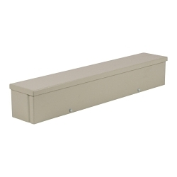 Wiegmann® RSCG060612 RSCG Spot and Tack Welded Wiring Trough, 12.13 in L 6.06 in W 6.06 in H, Screw Cover, Carbon Steel
