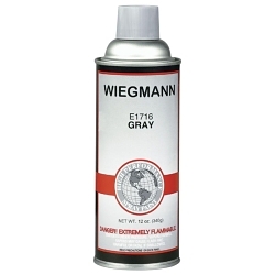 Wiegmann® WAGSE Touch Up Spray Paint, 12 oz Container, Liquid Form, Gray