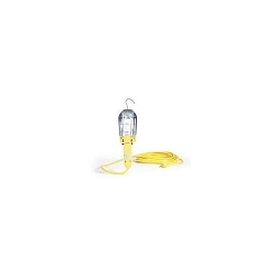 Woodhead® 402 130109 Work Light/Outlet, 100 W, A21 Lamp, 120 VAC, 1000 Lumens