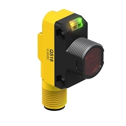 WORLD-BEAM® QS18VN6LLPQ8 All Purpose Photoelectric Sensor, Rectangle Shape, 10000 mm, Laser Sensing Beam, 0.7 ms Response, NPN Output