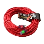 Pro Glo D17337100 Extension Cord, Electrical Ratings: 125 V, 13 A, 1625 W, 100 ft L Cord, (3) Conductors