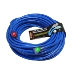 Pro Glo D17446100 Extension Cord, Electrical Ratings: 125 V, 15 A, 1875 W, 100 ft L Cord, (3) Conductors