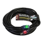 Pro Glo D17448050 Extension Cord, Electrical Ratings: 125 V, 15 A, 1875 W, 50 ft L Cord, (3) Conductors