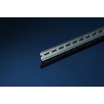 IBOCO OMEGA 3FD Perforated DIN Rail, 6.56 ft L, Steel