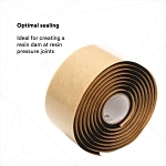 3M™ 7000006089 Electrical Insulation Putty Tape, 60 in L x 1-1/2 in W, 125 mil THK, Mastic Adhesive, Putty Backing