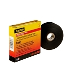 Scotch® 7000006090 130C Linermess Tape, 10 yd L 1 in W, 3 mil THK, Ethylene Rubber Backing, Black