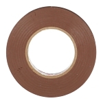 Temflex™ 7100169191 165BR4A Electrical Tape, 20 yd L 0.75 in W, 0.6 in THK, Vinyl, Rubber Adhesive, PVC Backing, Brown