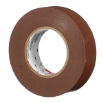 3M™ 7100169191 165 Tape, 60 ft L x 3/4 in W, 6 mil THK, Vinyl, Rubber Adhesive, PVC Backing, Brown