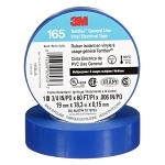 3M™ 7100169429 165 Multi-Purpose Tape, 60 ft L x 3/4 in W, 6 mil THK, Vinyl, Rubber Adhesive, PVC Backing, Blue