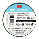 3M™ 7100169430 165 Multi-Purpose Tape, 60 ft L x 3/4 in W, 6 mil THK, Vinyl, Rubber Adhesive, PVC Backing, Green