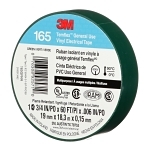 3M™ 7100169430 165 Multi-Purpose Tape, 60 ft L x 3/4 in W, 6 mil THK, Vinyl, Rubber Adhesive, PVC Backing, Green