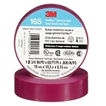 Temflex™ 7100169434 165PR4A Electrical Tape, 20 yd L 0.75 in W, 0.6 in THK, Vinyl, Rubber Adhesive, PVC Backing, Purple
