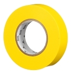 3M™ 7100169490 165 Multi-Purpose Tape, 60 ft L x 3/4 in W, 6 mil THK, Vinyl, Rubber Adhesive, PVC Backing, Yellow