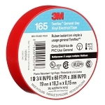 Temflex™ 7100169492 165RD4A Tape, 20 yd L 0.75 in W, 0.6 in THK, Vinyl, Rubber Adhesive, PVC Backing, Red