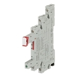ABB 1SVR405521R3100 CR-S Standard Socket, 11 to 16 mA Input, 6 A Output, 1CO 1 Form C Contact, 12/24 V AC/DC Input, 250 V AC Output V Coil