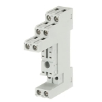 ABB 1SVR405650R0000 CR-P Logical Socket With Protective Separation, 250 V AC/DC, 10 A, For Use With 1CO or 2CO Plug-In CR-P Relay, 2 Poles