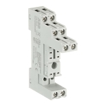 ABB 1SVR405650R0000 CR-P Logical Socket With Protective Separation, 250 V AC/DC, 10 A, For Use With 1CO or 2CO Plug-In CR-P Relay, 2 Poles