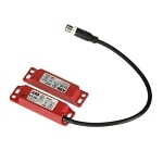 ABB Jokab Safety 2TLA050056R2100 Sense 7 Non-Contact Safety Switch With Quick-Connect Cable, 88 mm L x 25 mm W x 13 mm H Coded Magnetic Actuator, 0.2 A at 24 VDC Contact, 1NO-2NC Contact