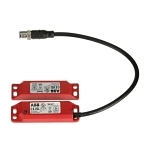 ABB Jokab Safety 2TLA050056R2100 Sense 7 Non-Contact Safety Switch With Quick-Connect Cable, 88 mm L x 25 mm W x 13 mm H Coded Magnetic Actuator, 0.2 A at 24 VDC Contact, 1NO-2NC Contact