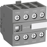 ABB CA4-22N Auxiliary Contact Block, 24 to 690 VAC, 6 A, 2NO-2NC Contacts