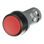 ABB CP1-10R-01 CP Series Compact Pushbutton, 1NC-1NC Contact, Red
