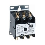 ABB DP30C3P-C Non-Reversing Definite Purpose Contactor, 277 VAC V Coil, 30 A, 3NO SPDT Contact, 3 Poles