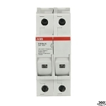ABB E92/30SCC E90CC Fuse Holder, 600 V AC/DC, 30 A, 3 W Power Rating, 10 to 16 AWG Wire, 2 Poles