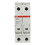 ABB E92/30SCC E90CC Fuse Holder, 600 V AC/DC, 30 A, 3 W Power Rating, 10 to 16 AWG Wire, 2 Poles