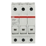 ABB E93/30SCC E90CC Fuse Holder, 600 VAC/VDC, 30 A, 3 W Power Rating, 10 to 16 AWG Wire, 3 Poles