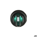ABB M2SS2-11G M2SS Modular Illuminated Selector Switch, 0.05 mm L x 0.048 mm W x 0.03 mm H, Short Lever Operator, 2 Positions, Green