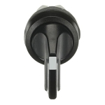 ABB M2SS4-10B Modular Non-Illuminated Selector Switch, 0.048 m W x 0.05 m D x 0.03 m H, Short Lever Operator, 2 Positions, Black