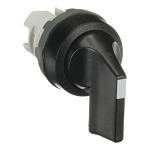 ABB M2SS4-10B Modular Non-Illuminated Selector Switch, 0.048 m W x 0.05 m D x 0.03 m H, Short Lever Operator, 2 Positions, Black