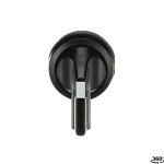 ABB M2SS4-10B Modular Non-Illuminated Selector Switch, 0.048 m W x 0.05 m D x 0.03 m H, Short Lever Operator, 2 Positions, Black