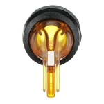 ABB M3SS4-11Y Modular Illuminated Selector Switch, 0.03 m H x 0.048 m W x 0.05 m D, Selector Switch Operator, 3 Positions, Yellow